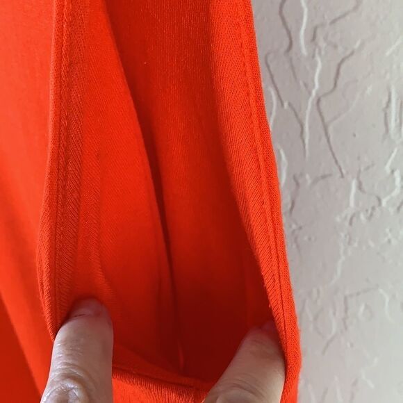 H&M red tank top A-line dress Two side pockets Deep arm opening Lined top Small - Picture 3 of 7